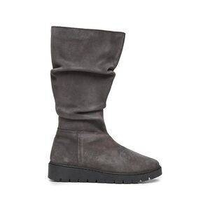 Childrenchic Ruched Suede Boot, Grey